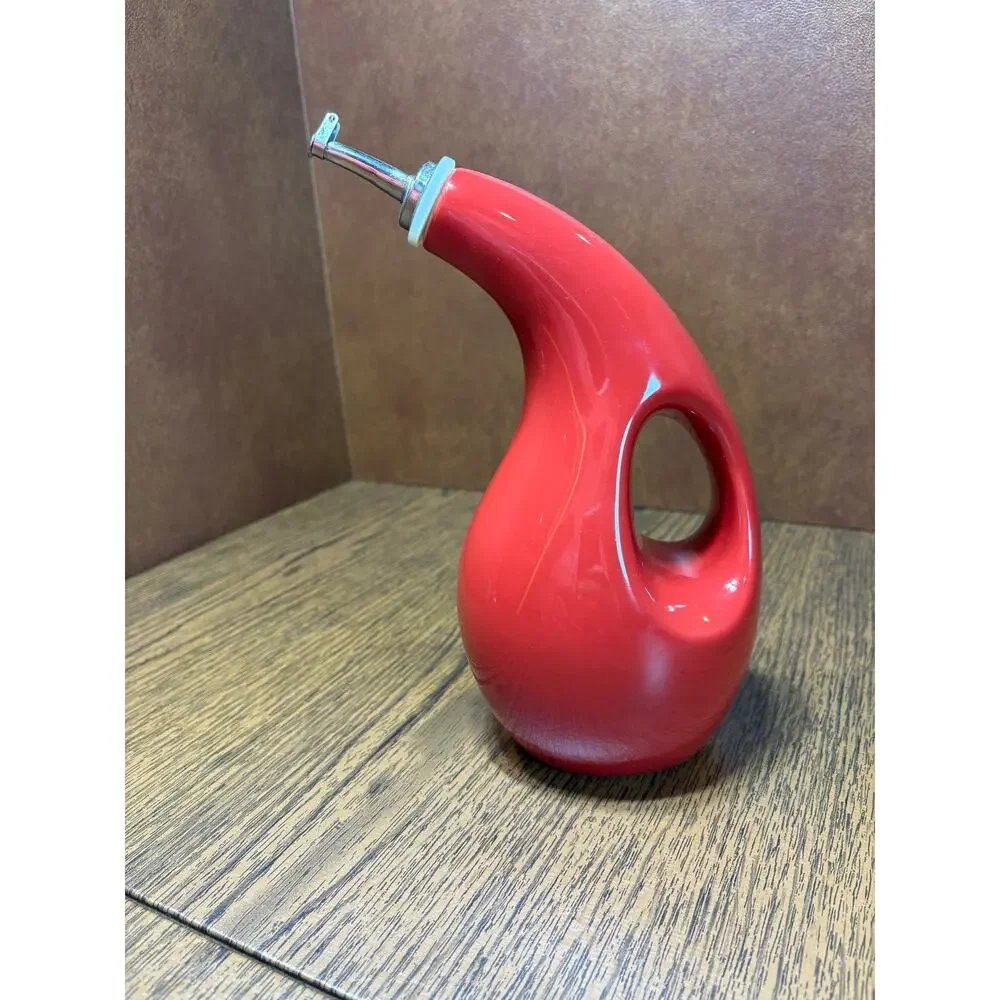 Rachael Ray Cucina EVOO Bottle Stoneware Red 24oz